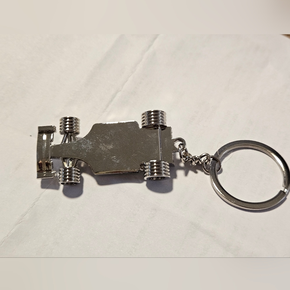 Formula 1 Race Car Keychain - Formula One Key Ring - F1 - Metal Collectible - Picture 3 of 3